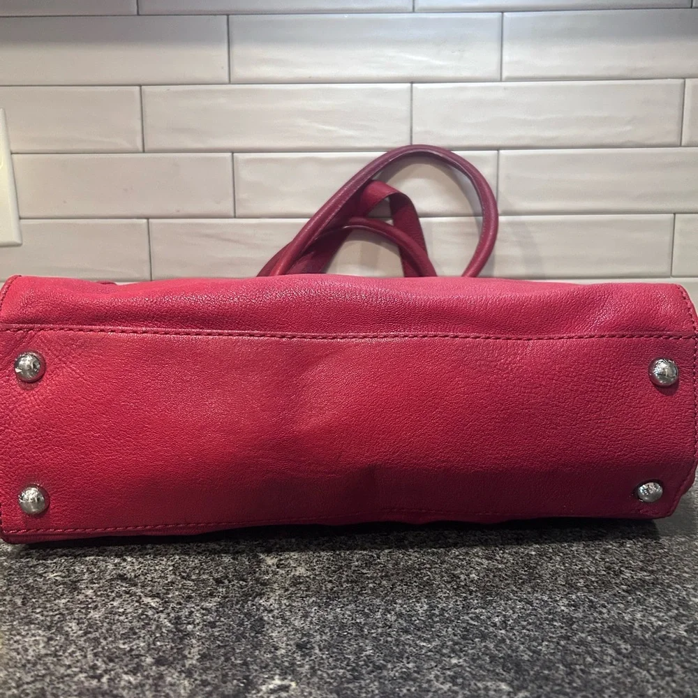 Michael Kors Fuchsia Leather Satchel